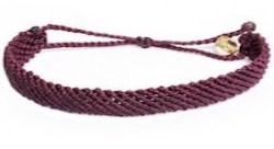 Flat Braided Burgundy7